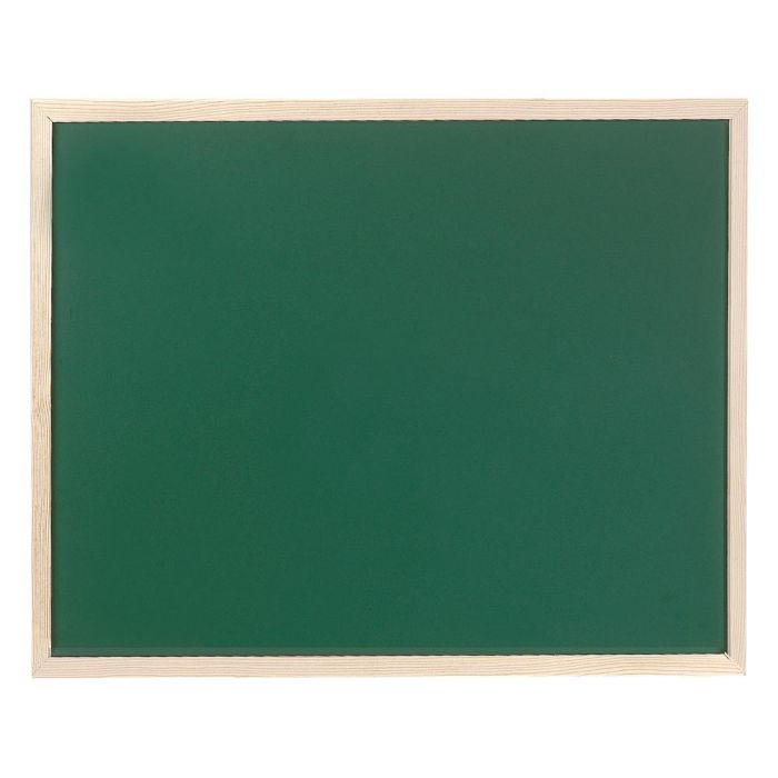 Pizarra Verde Q-Connect Marco De Madera 40x30 cm Sin Repisa 1