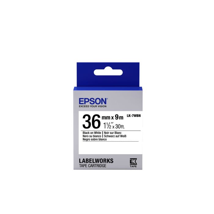 Etiquetas para Impresora Epson C53S657006 Negro Negro/Blanco