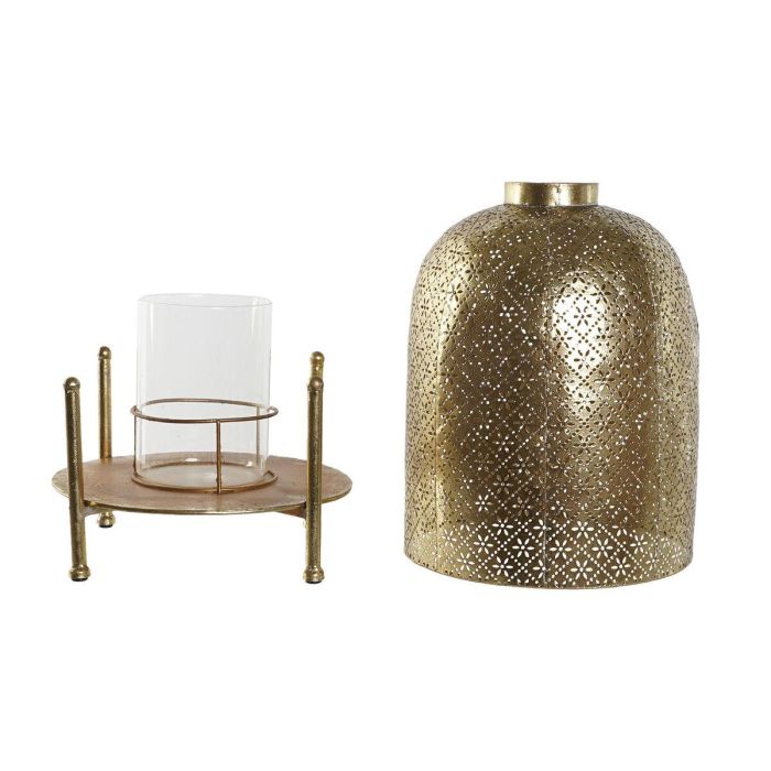 Portavela Oriental DKD Home Decor Dorado 24 x 33 x 24 cm 1 Portavela Oriental DKD Home Decor Dorado 24 x 33 x 24 cm 1