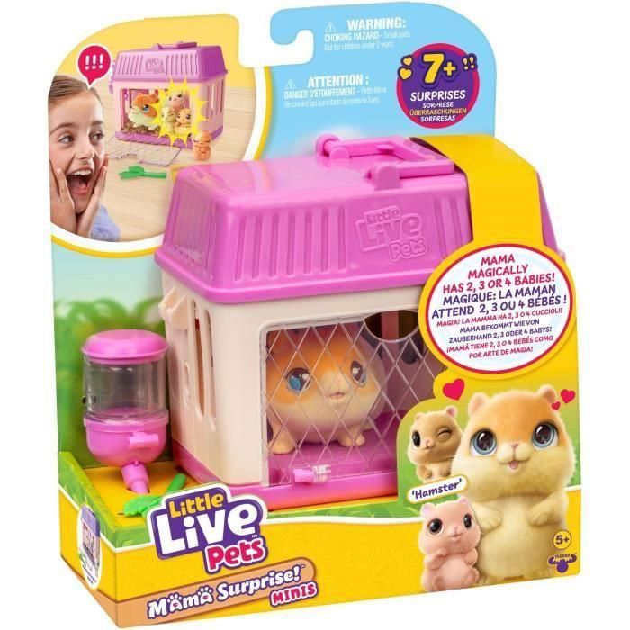 Playset - LITTLE LIVE PETS - Hámsters Mama Surprise - Bebés incluidos - Accesorios personalizables Playset - LITTLE LIVE PETS - Hámsters Mama Surprise - Bebés incluidos - Accesorios personalizables