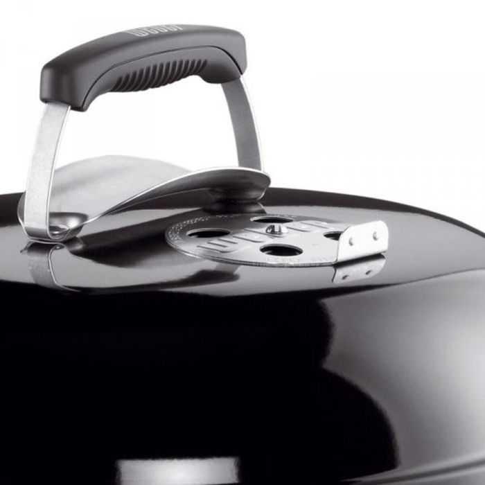 Barbacoa de carbón WEBER Compact Kettle Ø47 cm - Acero cromado - Negro 3