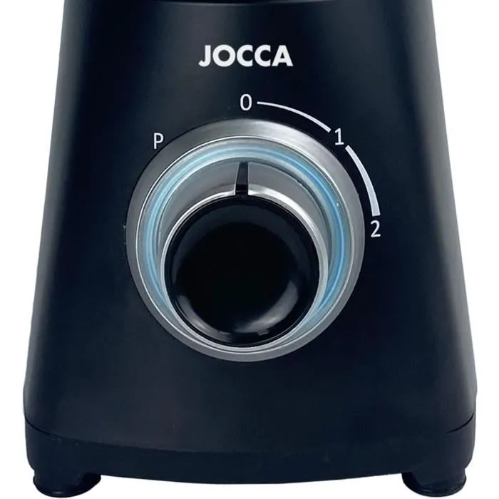 Jocca JOC8435253577214 Licuadora 1000 W Bol Cristal 1.5 L 2 Velocidades Función Turbo 2