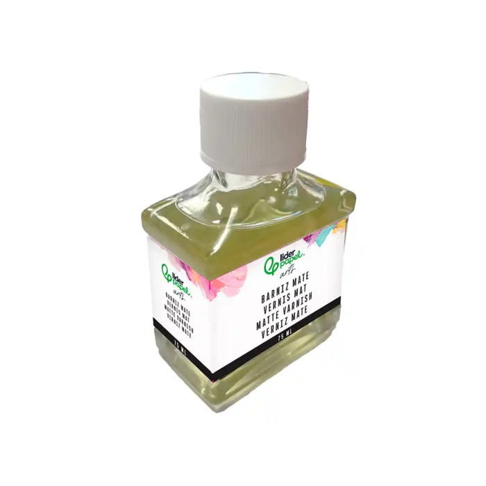 Liderpapel Barniz Acabado Mate para Pintura Bote 75 ml, Protección Profesional para Obras de Arte 1