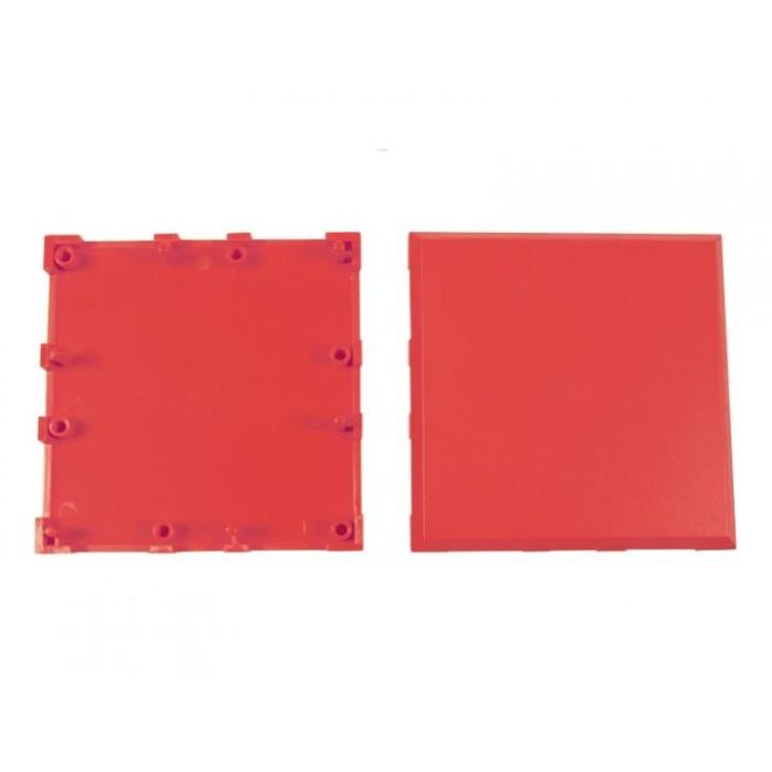 ALLNET BrickRknowledge Kunststoffschale 2x2 rot oben und unten 10er Pack 1