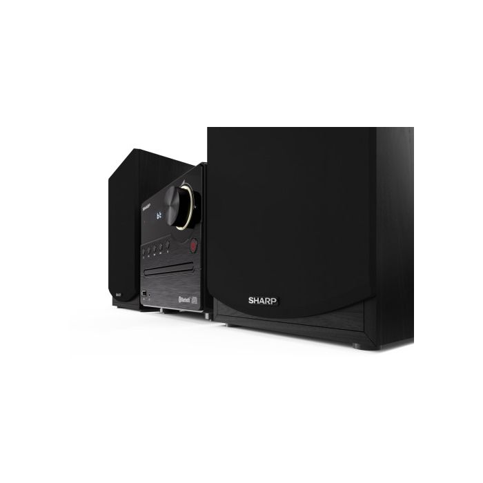 Sharp XL-B512(BK) sistema de audio para el hogar Microcadena de música para uso doméstico 45 W Negro 1