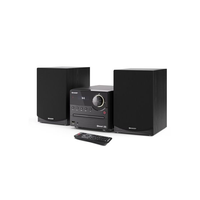 Sharp XL-B512(BK) sistema de audio para el hogar Microcadena de música para uso doméstico 45 W Negro 5