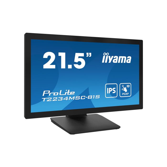 iiyama ProLite T2234MSC-B1S pantalla para PC 54,6 cm (21.5") 1920 x 1080 Pixeles Full HD Pantalla táctil Negro 1