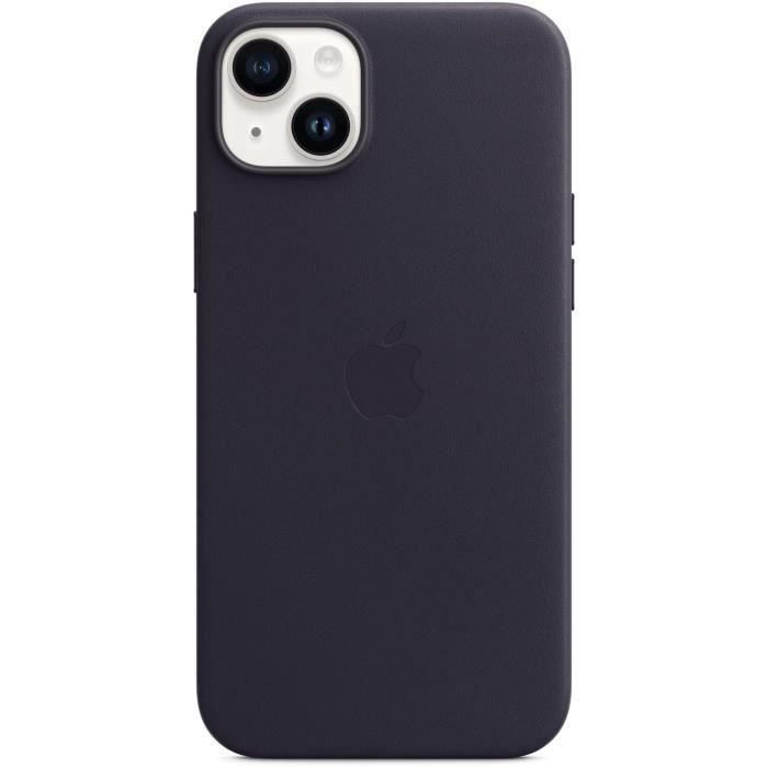 Apple Leather Shell para iPhone 14 Plus con magsafe - Midnight 4