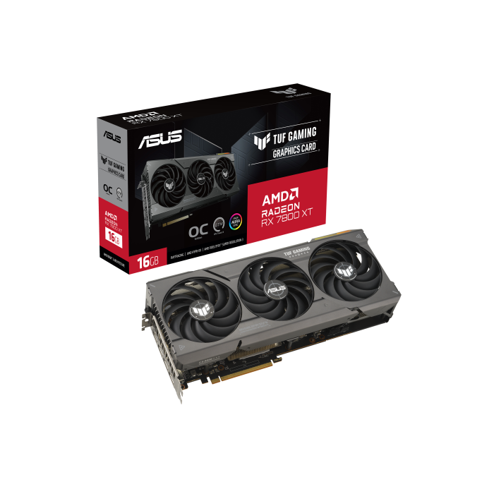 ASUS TUF Gaming TUF-RX7800XT-O16G-GAMING AMD Radeon RX 7800 XT 16 GB GDDR6 13