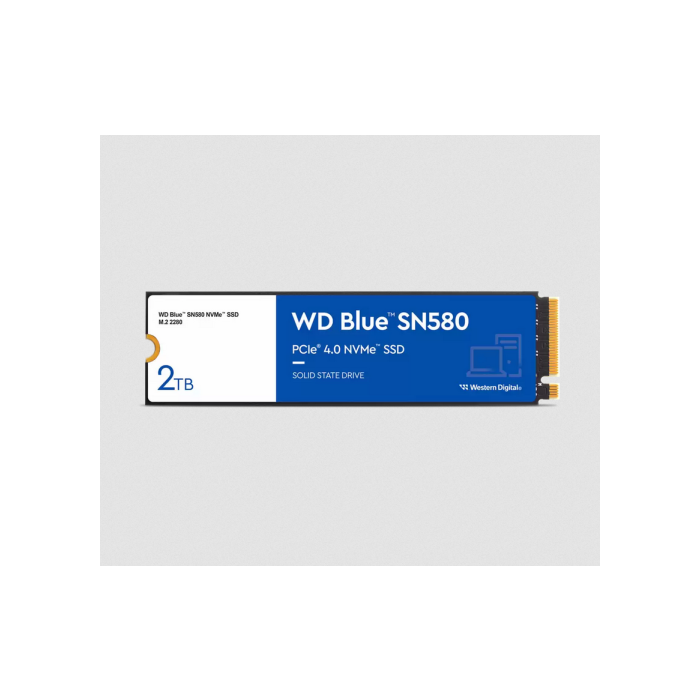 Disco SSD Western Digital WD Blue SN580 2TB/ M.2 2280 PCIe/ Full Capacity