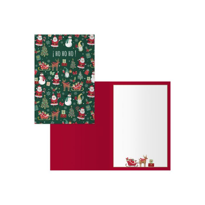 Pack 6 Tarjetas de Felicitación Navidad - Tamaño 11,5 X 17 Cm - Modelo Gift Dohe 70030 1