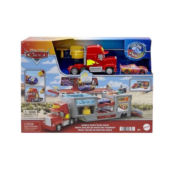 Camion cars taller de pintura móvil. incluye un coche de rayo mcqueen. Camion cars taller de pintura móvil. incluye un coche de rayo mcqueen.