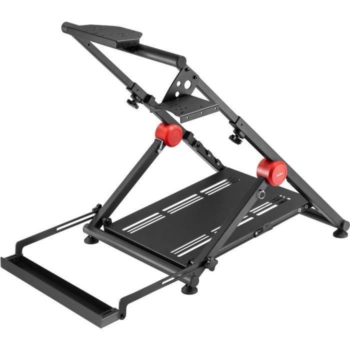 Oplite GT Pro Wheel Stand - Soporte Premium para Volantes y Pedales de Carreras - Ajustable, Plegable y Compatible 1