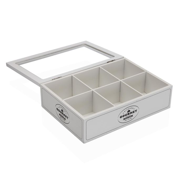 Caja Te Madera Gourmet Versa 17X7CM (2 Unidades) 1 Caja Te Madera Gourmet Versa 17X7CM (2 Unidades) 1