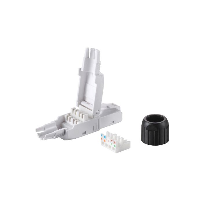 Equip Conector RJ45 Cat.6A UTPMontaje sin Herramientas Kit 5 Uds Color Blanco 1