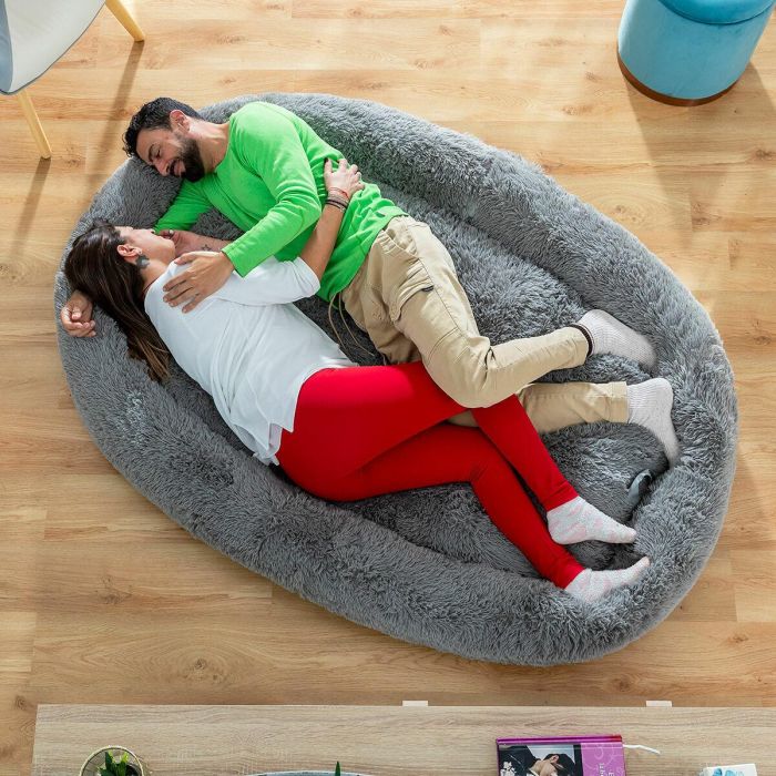 InnovaGood® Cama para perro Cloft, cama perro grande, tejido de poliéster, cama perros medianos antiestrés, Máxima relajación y 14