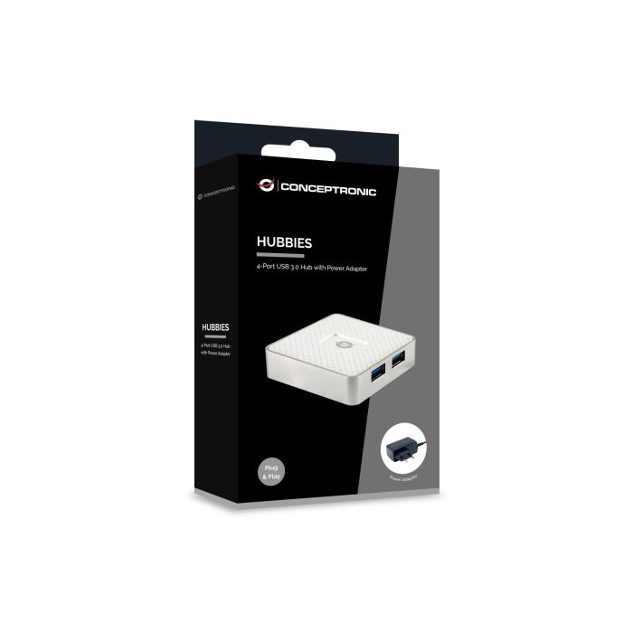 Hub Usb 3.0 Conceptronic Hubbies03 W 4 3 Hub Usb 3.0 Conceptronic Hubbies03 W 4 3