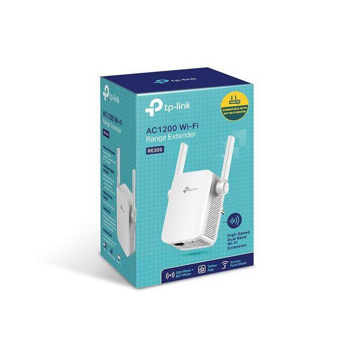 TP-Link RE305 Extensor de Rango Wi-Fi Doble Banda AC1200 2.4/5GHz con Modo Punto de Acceso y Luz de Señal Inteligente 2 TP-Link RE305 Extensor de Rango Wi-Fi Doble Banda AC1200 2.4/5GHz con Modo Punto de Acceso y Luz de Señal Inteligente 2