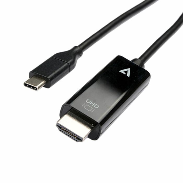 Adaptador USB-C a HDMI V7 V7UCHDMI-2M Negro Adaptador USB-C a HDMI V7 V7UCHDMI-2M Negro