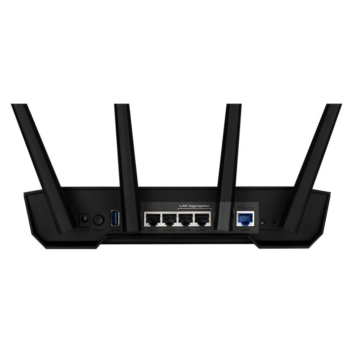 ASUS Router Inalámbrico TUF Gaming AX3000 V2 Doble Banda Wi-Fi 6 (802.11ax) hasta 2402 Mbit/s Gigabit Ethernet Negro Naranja