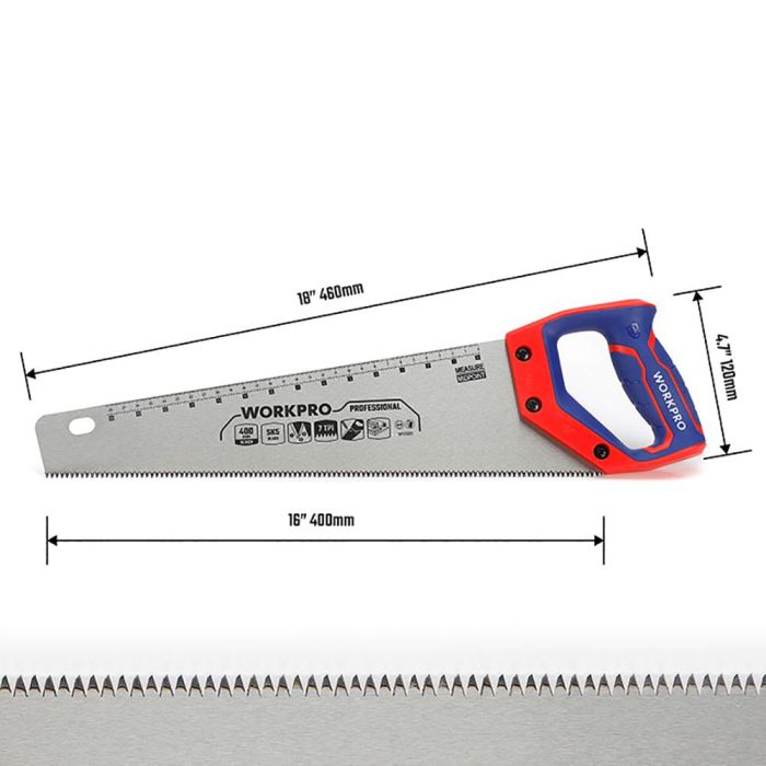 Serrucho universal 40cm. workpro 4