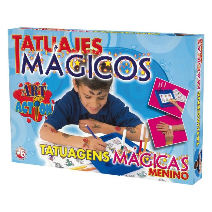 Juego De Mesa Falomir Tatuajes Magicos Infantil 1