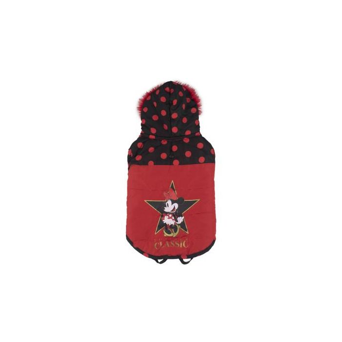 Abrigo para Perro Minnie Mouse Negro Rojo XXS 1