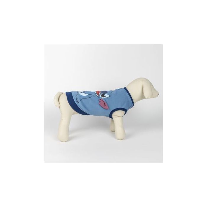 Sudadera Para Perro Aplicaciones Cotton Brushed Stitch Azul S 3