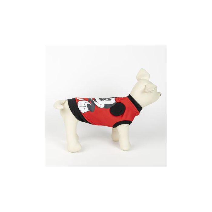 Sudadera Para Perro Aplicaciones Cotton Brushed Mickey Rojo XS 3