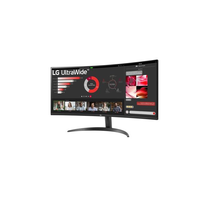 LG 34WR50QC-B.AEU pantalla para PC 86,4 cm (34") 3440 x 1440 Pixeles UltraWide Quad HD LCD Negro 1