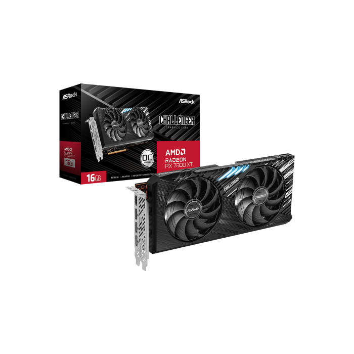Asrock Challenger Radeon RX 7800 XT AMD 16 GB GDDR6 5