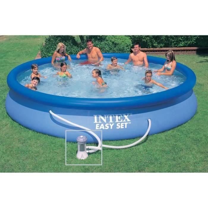 Kit de piscina independiente redondo Easy Set de INTEX - 457,2 x 83,82 cm 2