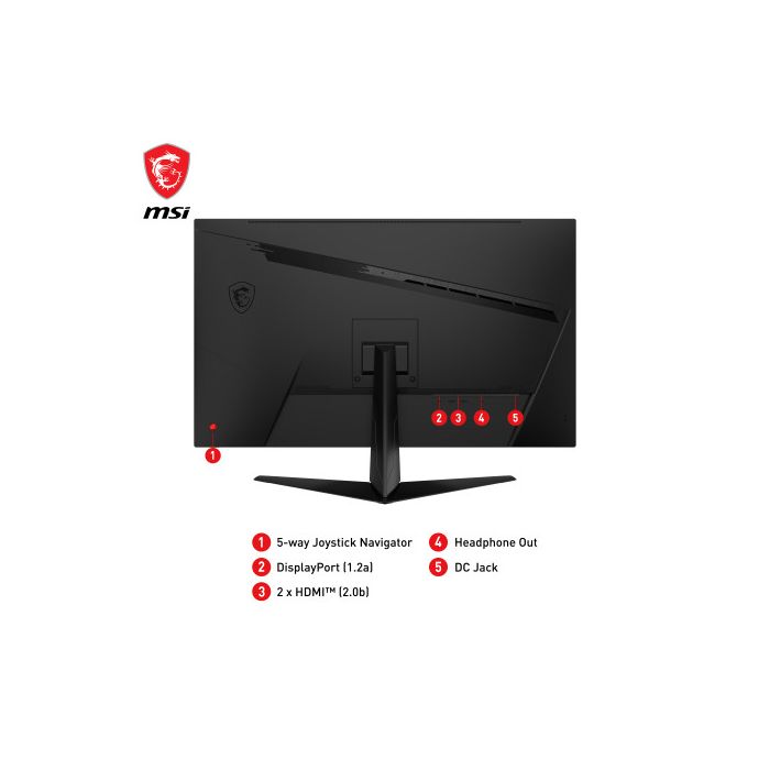 MSI G321Q pantalla para PC 80 cm (31.5") 2560 x 1440 Pixeles Wide Quad HD Negro 30