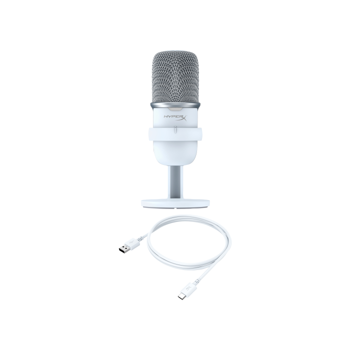 HyperX SoloCast - USB Microphone (White) Blanco Micrófono para videoconsola 6
