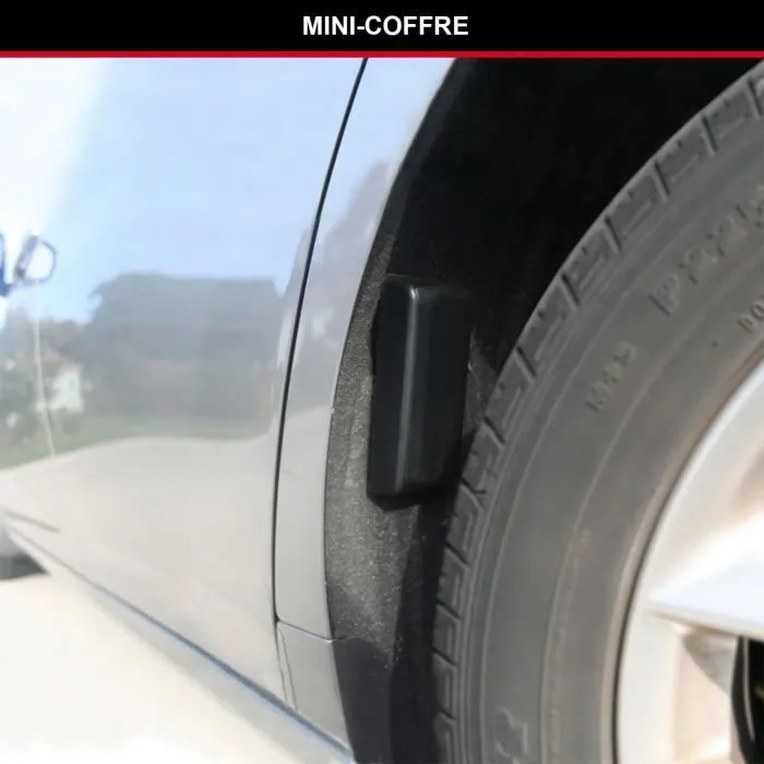 Master Lock Mini Caja de Llaves Magnética para Ocultar Llave de Automóvil Negro 1