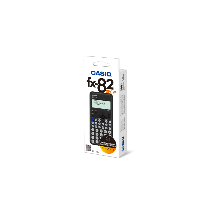 Casio Calculadora cientifica negra 15 y 10+2 dígitos 293 funciones y 9 memorias fx-82spcw 1