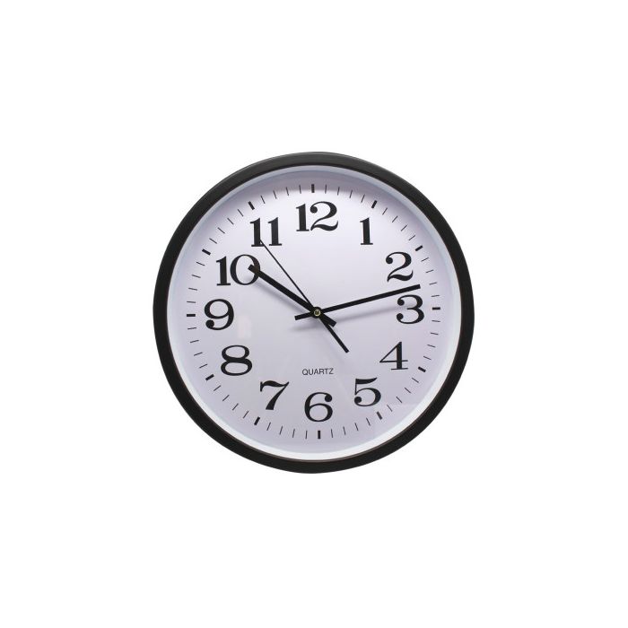 Reloj Oficina Grande 35 Cm Negro Bismark 329869