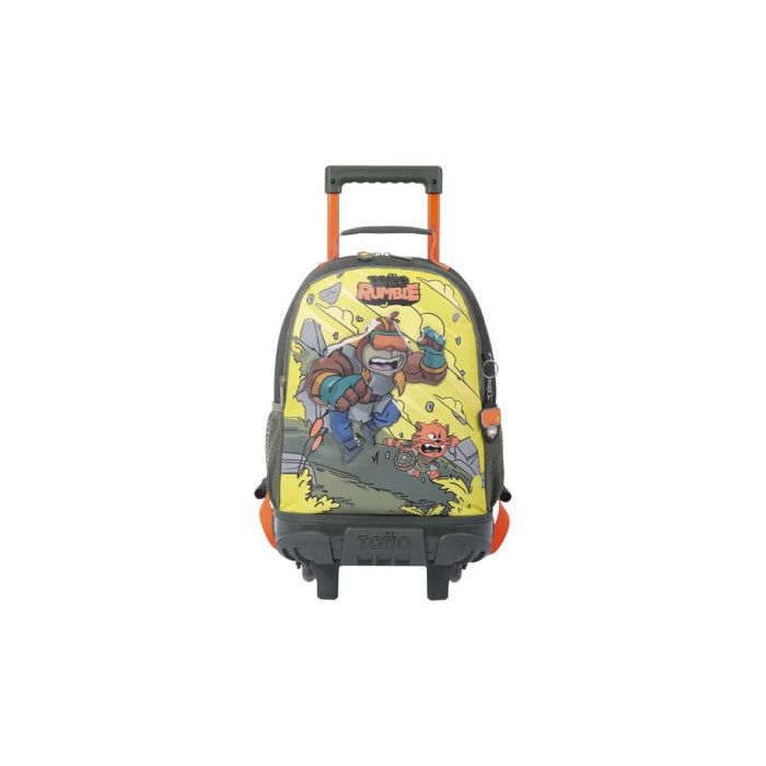 Mochila Escolar con Ruedas Mediana de Cartoons Totto MJ03BWM005-2310-4DJM 3