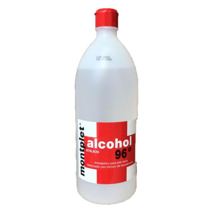 Alcohol Etilico 96º Montplet 1000 mL Varios