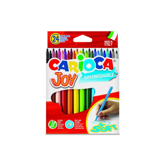 Caja 24 Rotuladores Colores Joy Carioca 40615