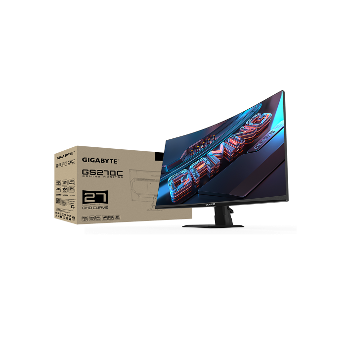 Gigabyte GS27QC pantalla para PC 68,6 cm (27") 2560 x 1440 Pixeles Quad HD LCD Negro 8