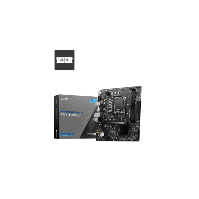 MSI PRO H610M-E Intel H610 LGA 1700 micro ATX