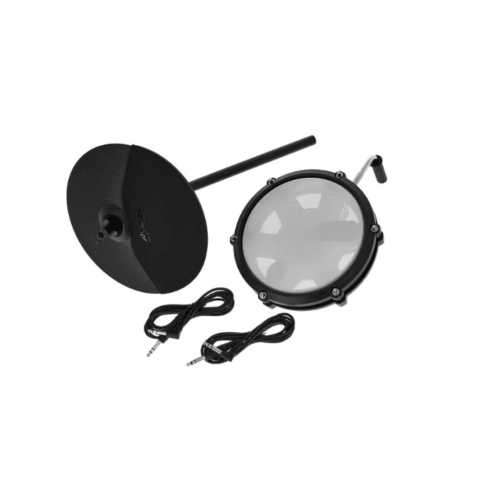 Alesis Nitro Max Expansion Pack con Plato de 10" con Choke y Pad Tom de Malla de Doble Zona de 8" 3
