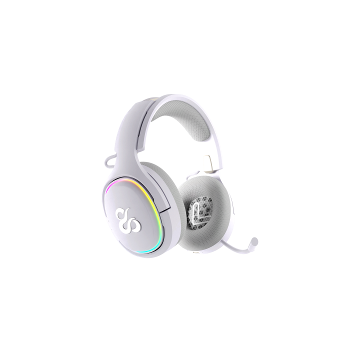 Newskill Gaming NS-HS-ATON-WH auricular y casco Auriculares Inalámbrico y alámbrico Diadema Juego USB Tipo C Bluetooth Blanco 1