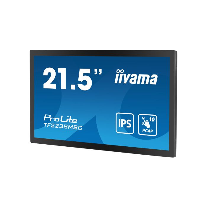 iiyama PROLITE Pizarra de caballete digital 55,9 cm (22") LED 600 cd / m² Full HD Negro Pantalla táctil 5