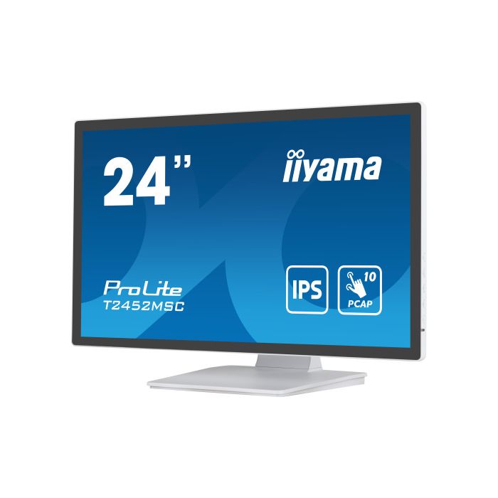 iiyama ProLite pantalla para PC 60,5 cm (23.8") 1920 x 1080 Pixeles Full HD LCD Pantalla táctil Multi-usuario Blanco 4