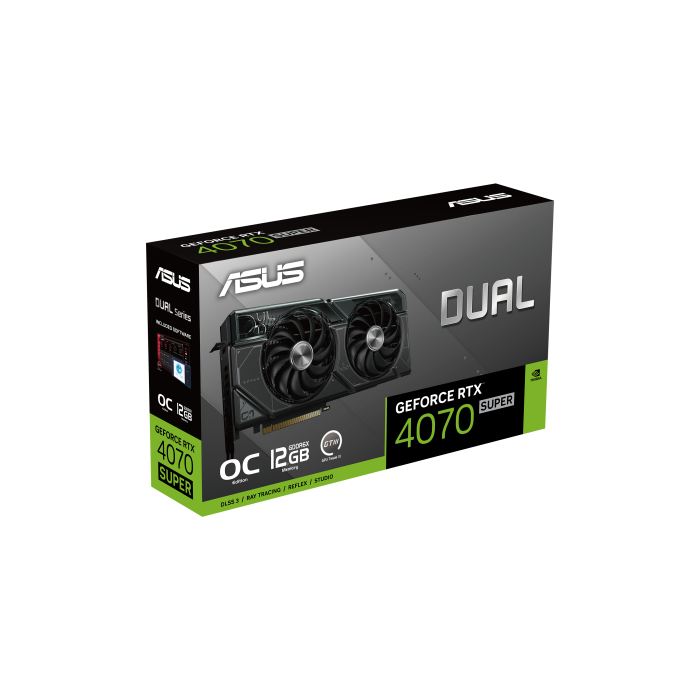 ASUS Dual -RTX4070S-O12G NVIDIA GeForce RTX 4070 SUPER 12 GB GDDR6X 15