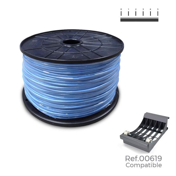 Cablecillo h07v-k 2,50 mm² azul, 800 m. (bobina grande)