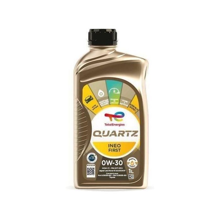Aceite Motor Total 1L Cuarzo Ineo First 0W30 Aceite Motor Total 1L Cuarzo Ineo First 0W30