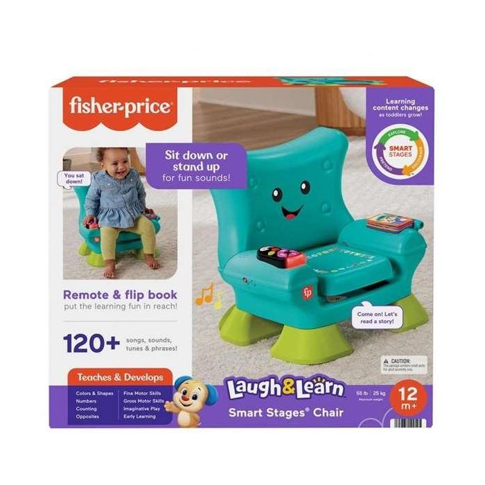 Silla fisher-price ríe y aprende. con luces y sonidos. 43x41x33,50 cm 1